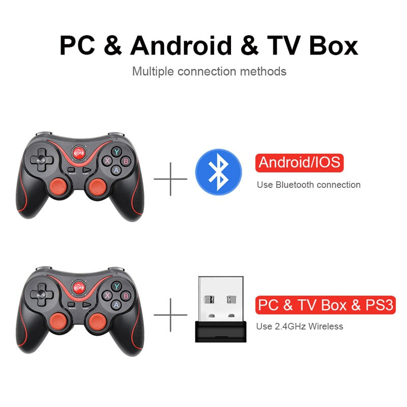 Wireless Bluetooth Mobile Gaming Controller for Android and PCs - Dragon TX3 Edition