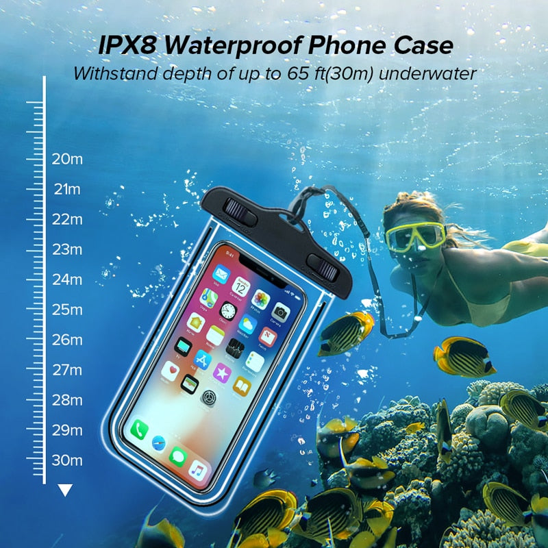 360° Water-Resistant Phone Case for iPhones and Android Devices (Pack of 3)