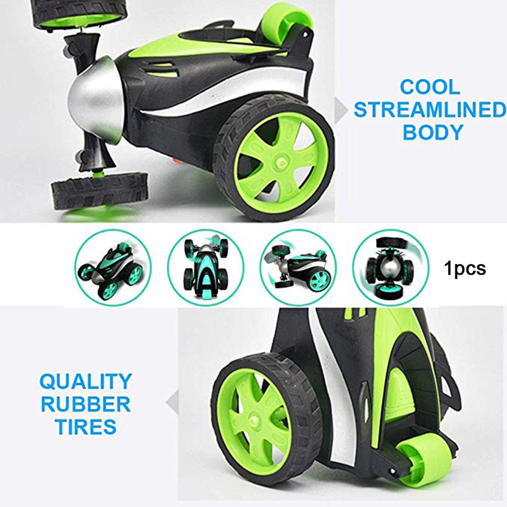 Wireless Remote Control Toy Car with Flipping Wheels