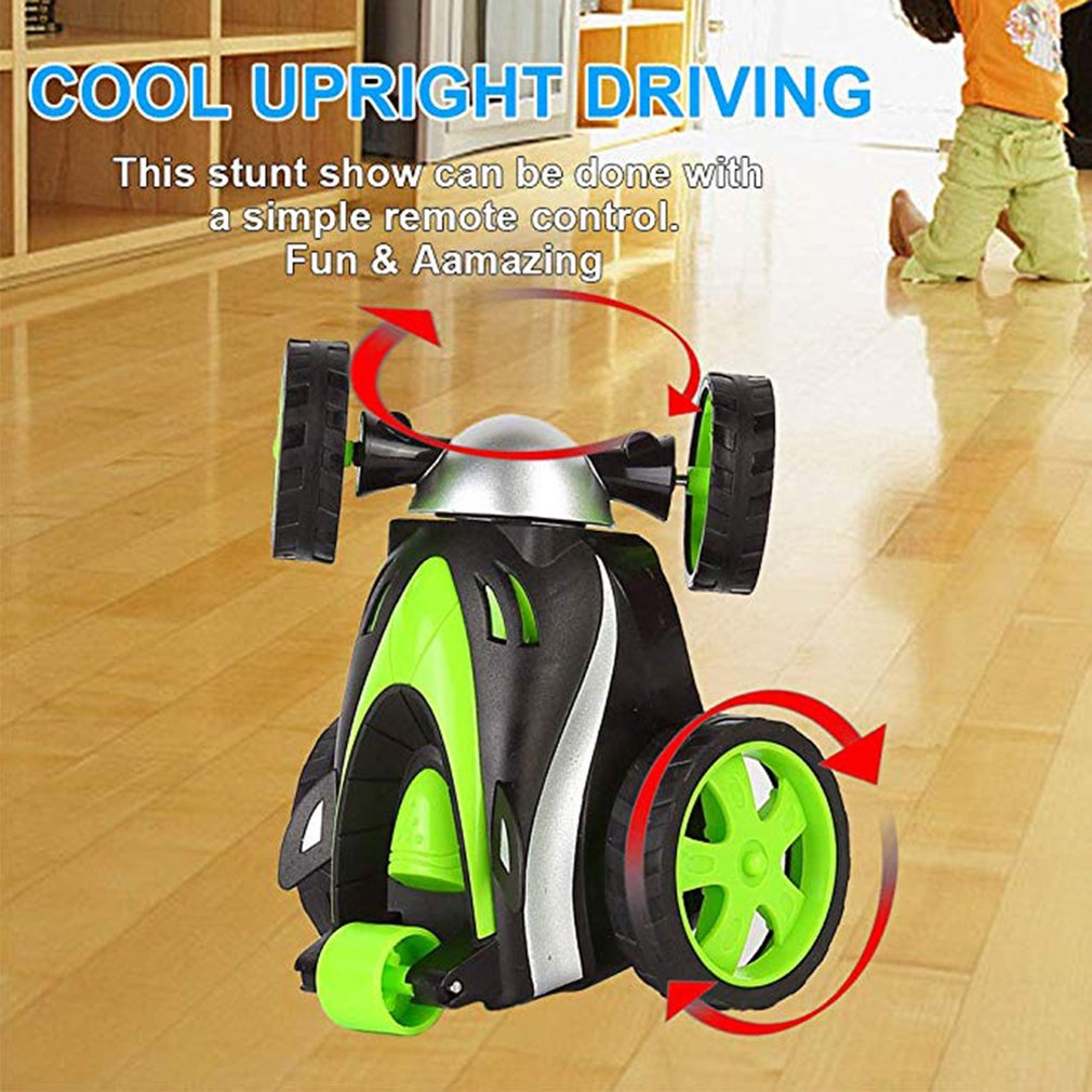 Wireless Remote Control Toy Car with Flipping Wheels