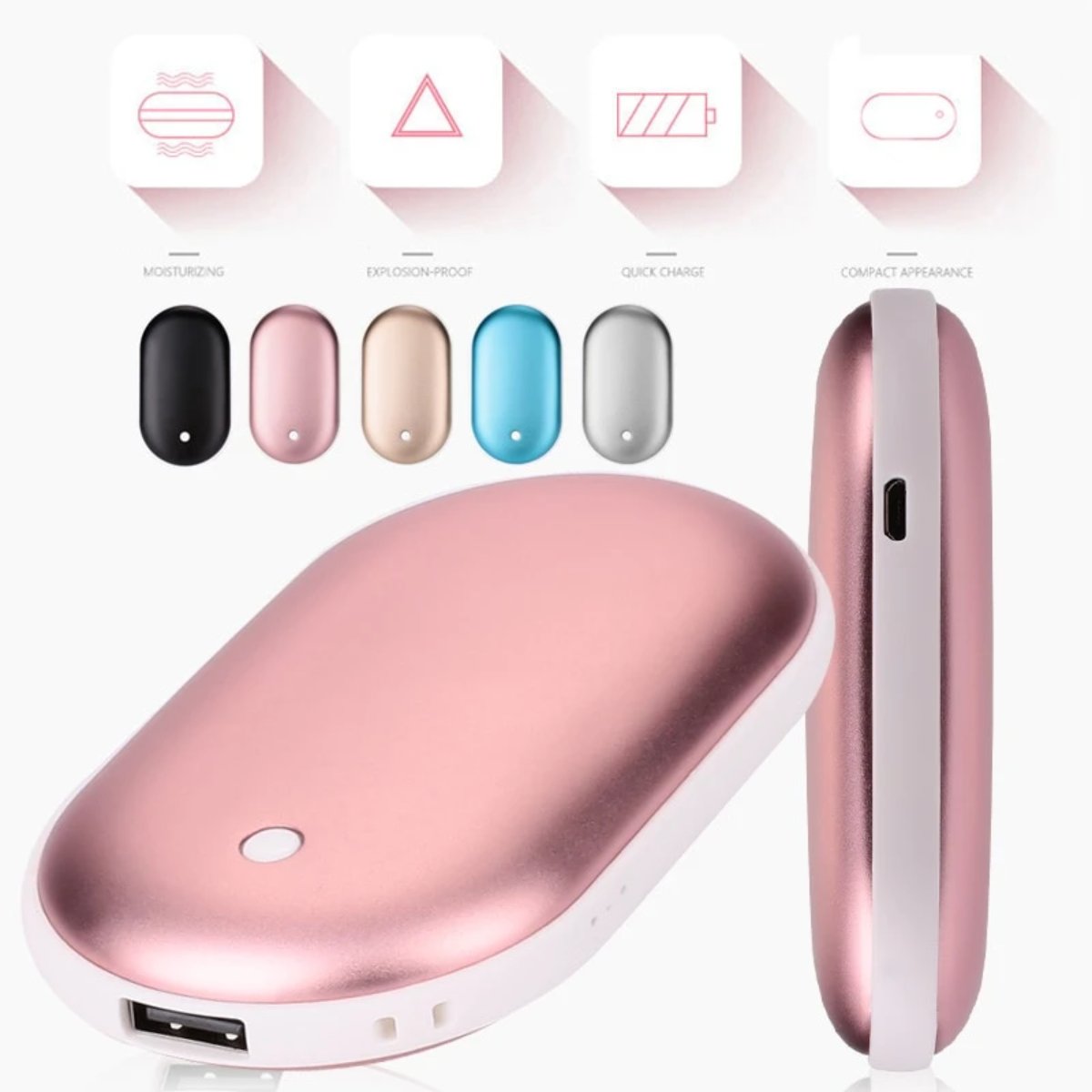 USB Egg-Shaped Hand Warmer - Take Warmth Anywhere You Go!