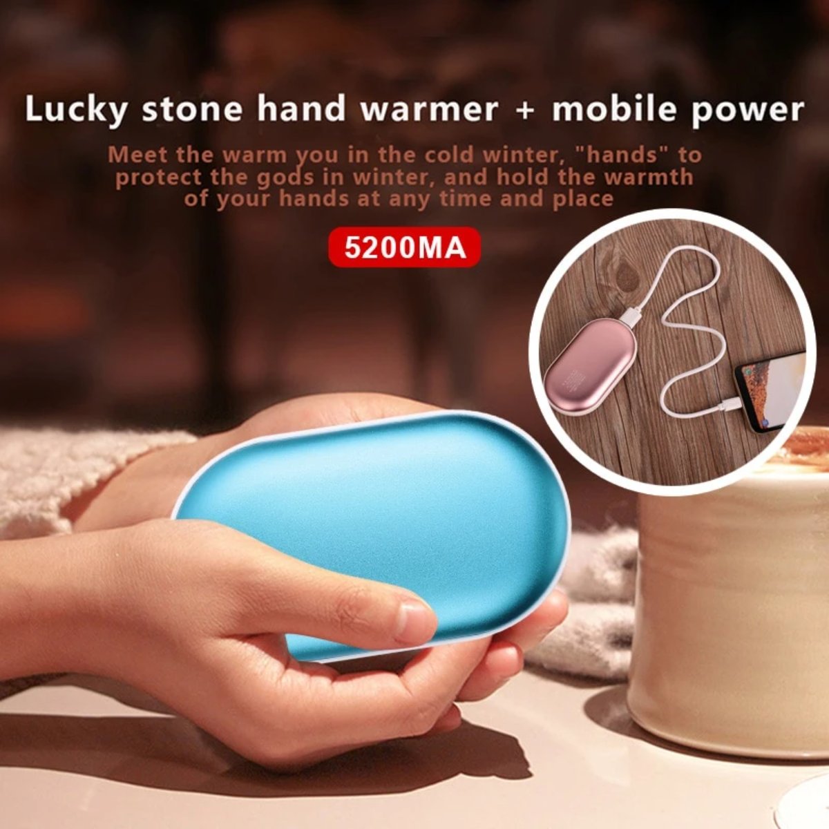 USB Egg-Shaped Hand Warmer - Take Warmth Anywhere You Go!