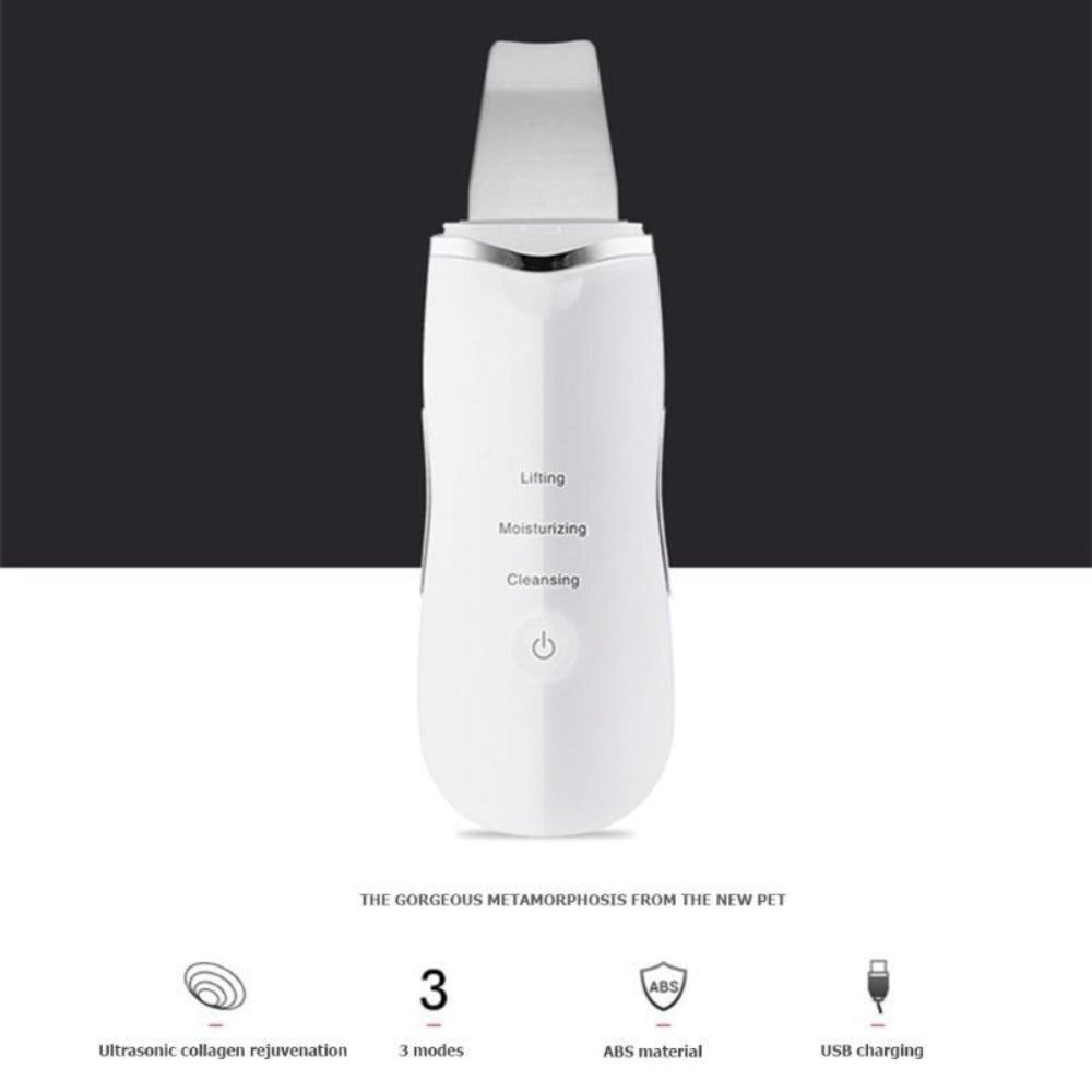 3-in-1 Deep Cleansing Ultrasonic Device: Efficiently Removes Blackheads and Scrubs Skin