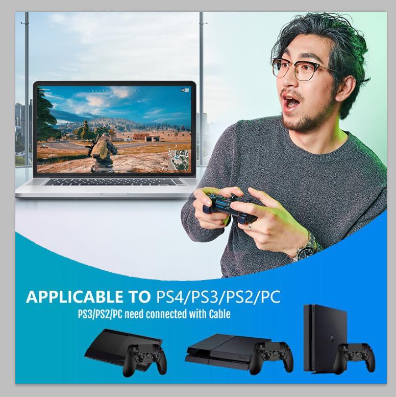 Stealth Ninja Gaming Controller - Alpha 1: Wireless Bluetooth Dual Shock