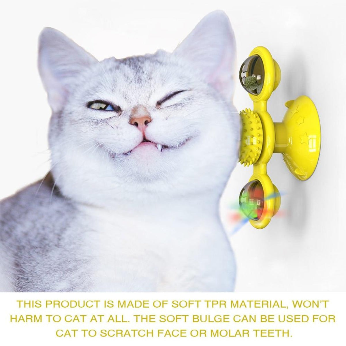 Whirling LED Balls for Cats