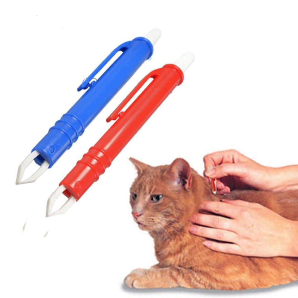 Tick Remover Kit for Small Pets - Set of 4 Pieces