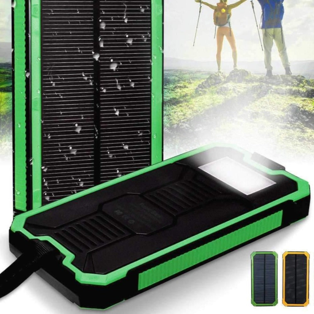 Water-Resistant Portable Power Bank with Illumination