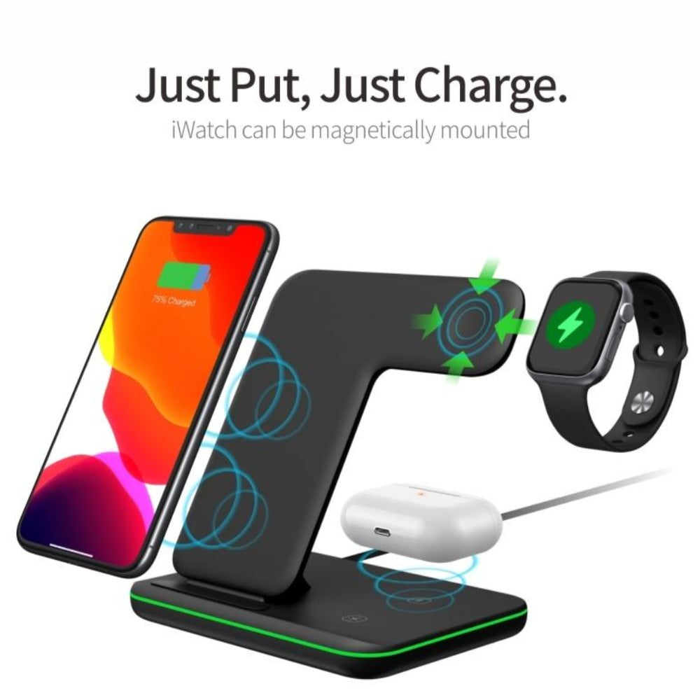 15W Fast Wireless Charging Station for Mobile Phones - The Ultimate Ninja Power Charger