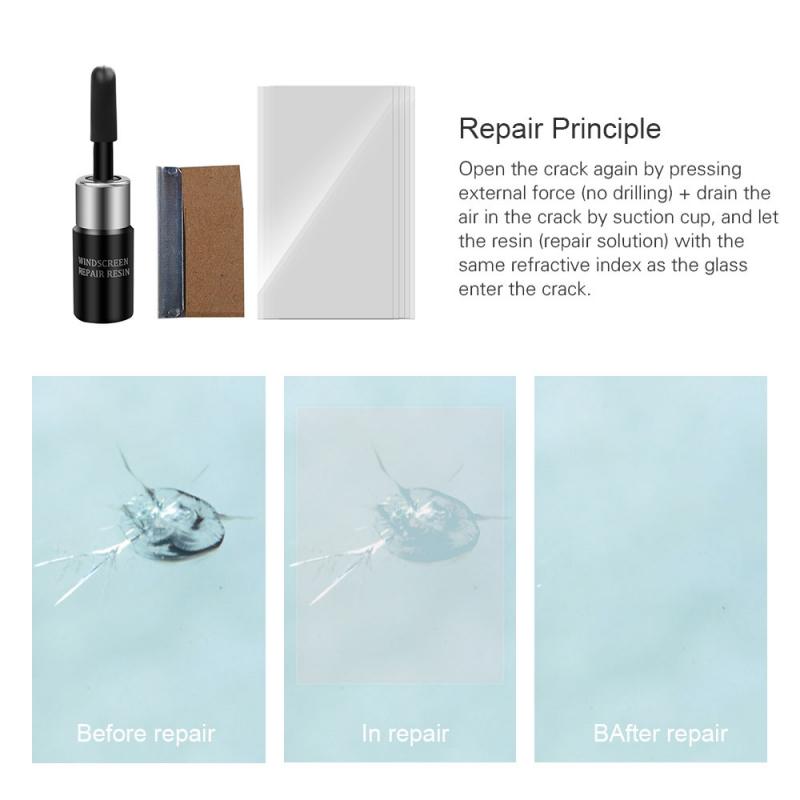 10 Bottles Value Pack - Automotive Windshield Repair Kit