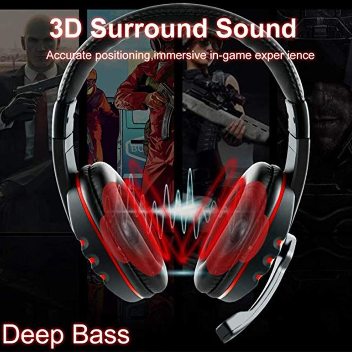 Wired Stereo Gaming Headset - Dragon Space S3600