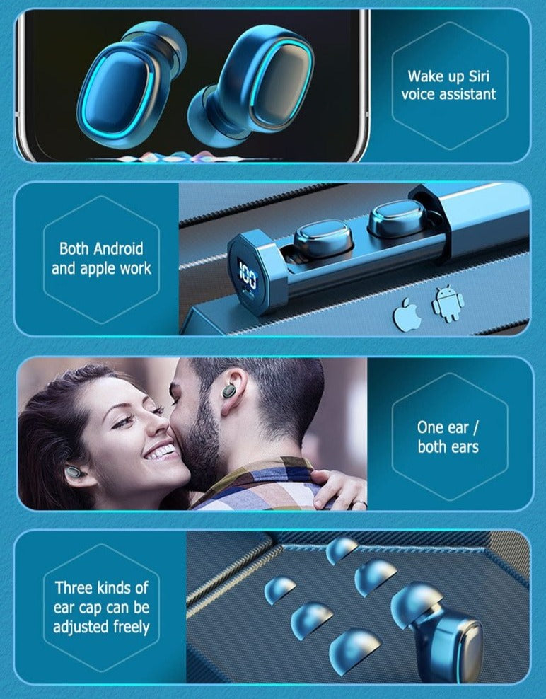 Wireless HiFi Earbuds - BT9X Ninja Dragons Pro Edition with Bluetooth 5.0