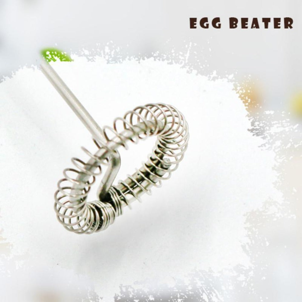 2-Piece Set of Cordless Electric Whisks for Frothing Milk, Lattes, and Eggs