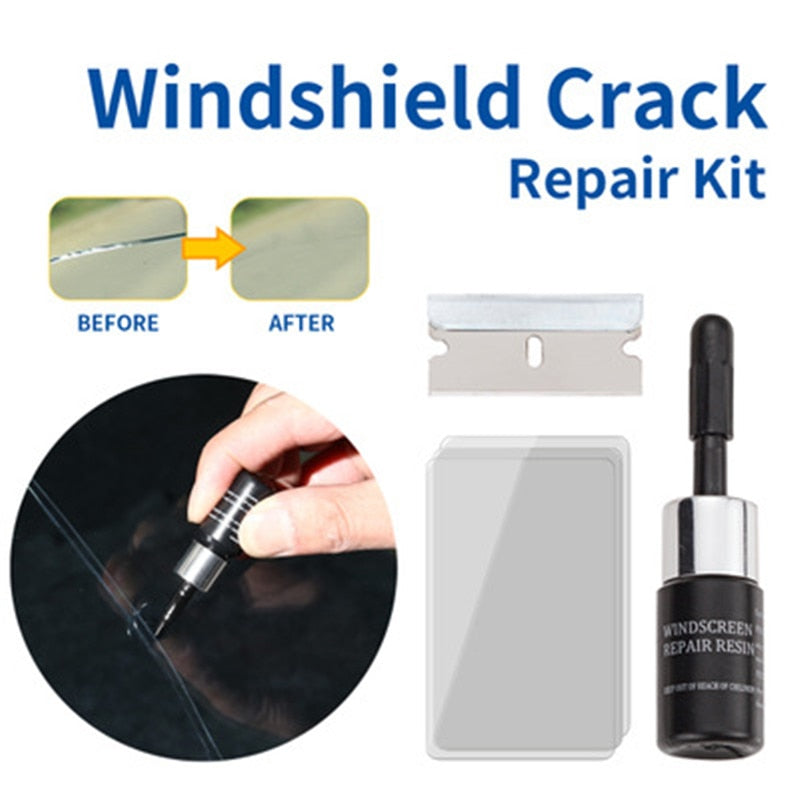 Windshield Repair Resin Kit with 5 Bottles for Auto Glass
