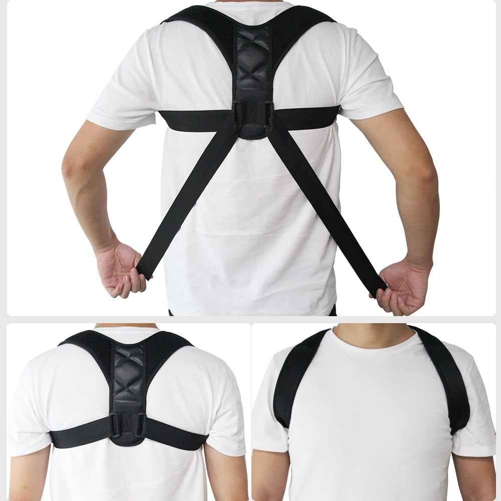 Adjustable Posture Corrector for Both Genders with Back Support