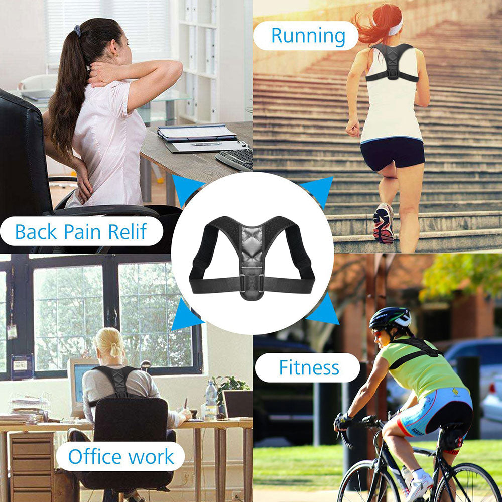 Adjustable Posture Corrector for Both Genders with Back Support