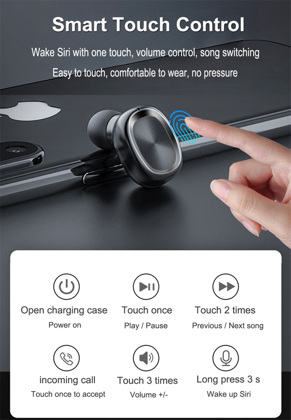 T8 Ninja Dragons True Wireless Bluetooth 5.0 Earbuds: Clear and Distinct