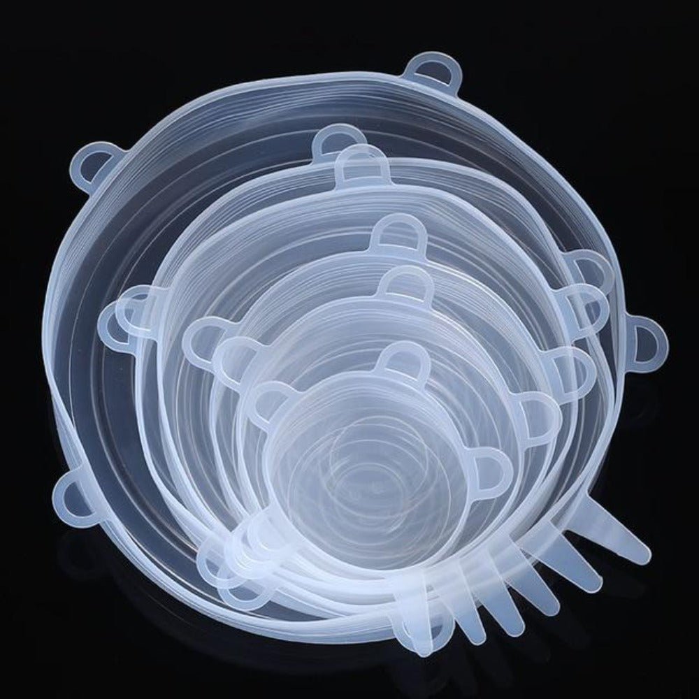 Silicone Cover Set for Food Storage (6 Pieces)