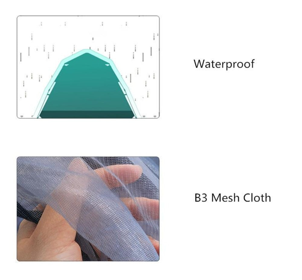 UV-Resistant Waterproof Camping Tent - Spacious Double Layer Design