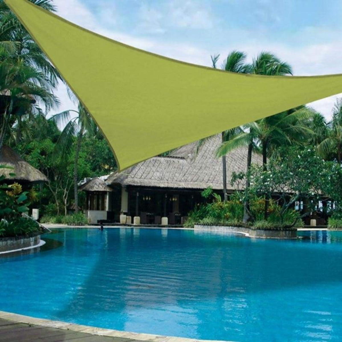 Waterproof Outdoor Canopy Shade Cover - 9ft x 9ft
