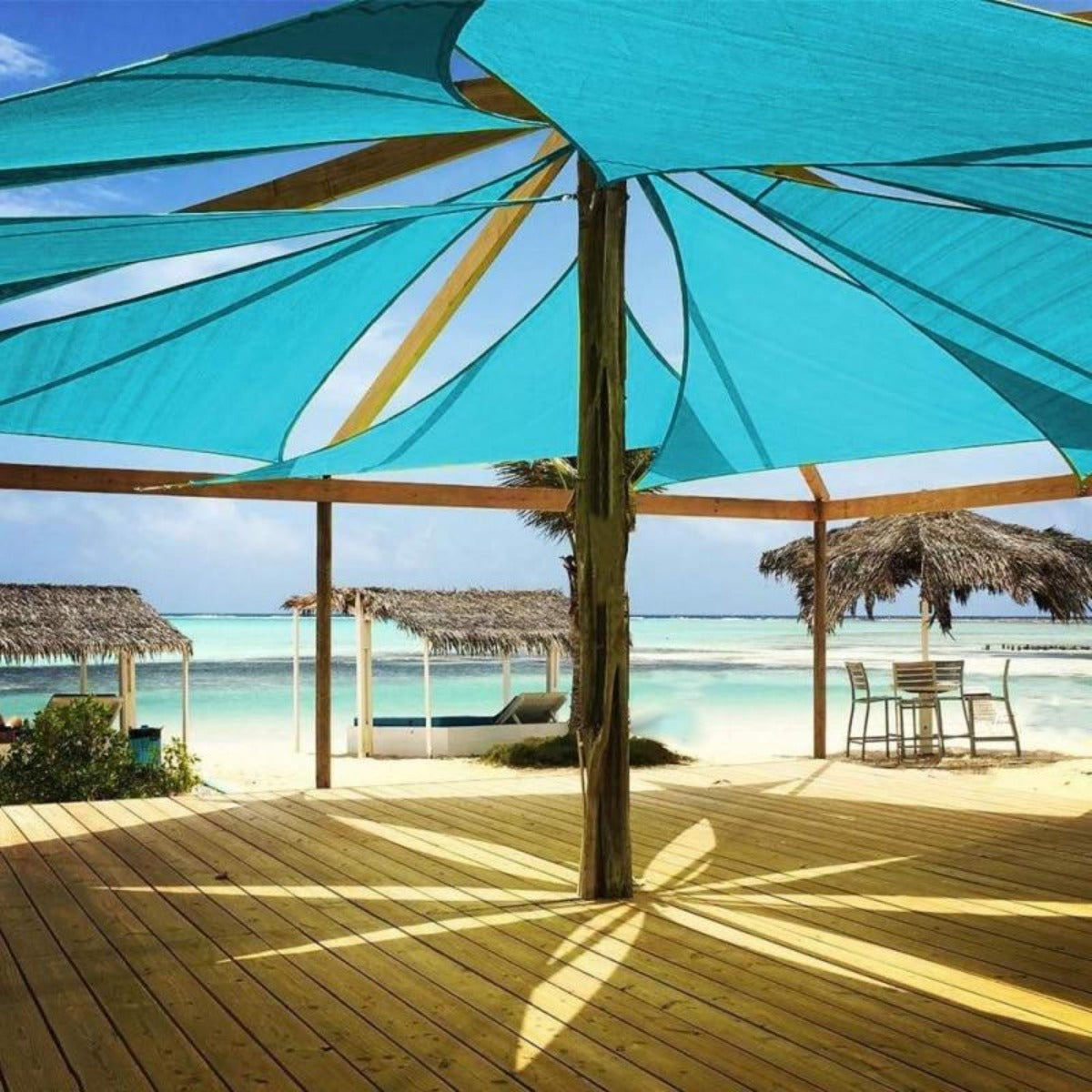Waterproof Outdoor Canopy Shade Cover - 9ft x 9ft