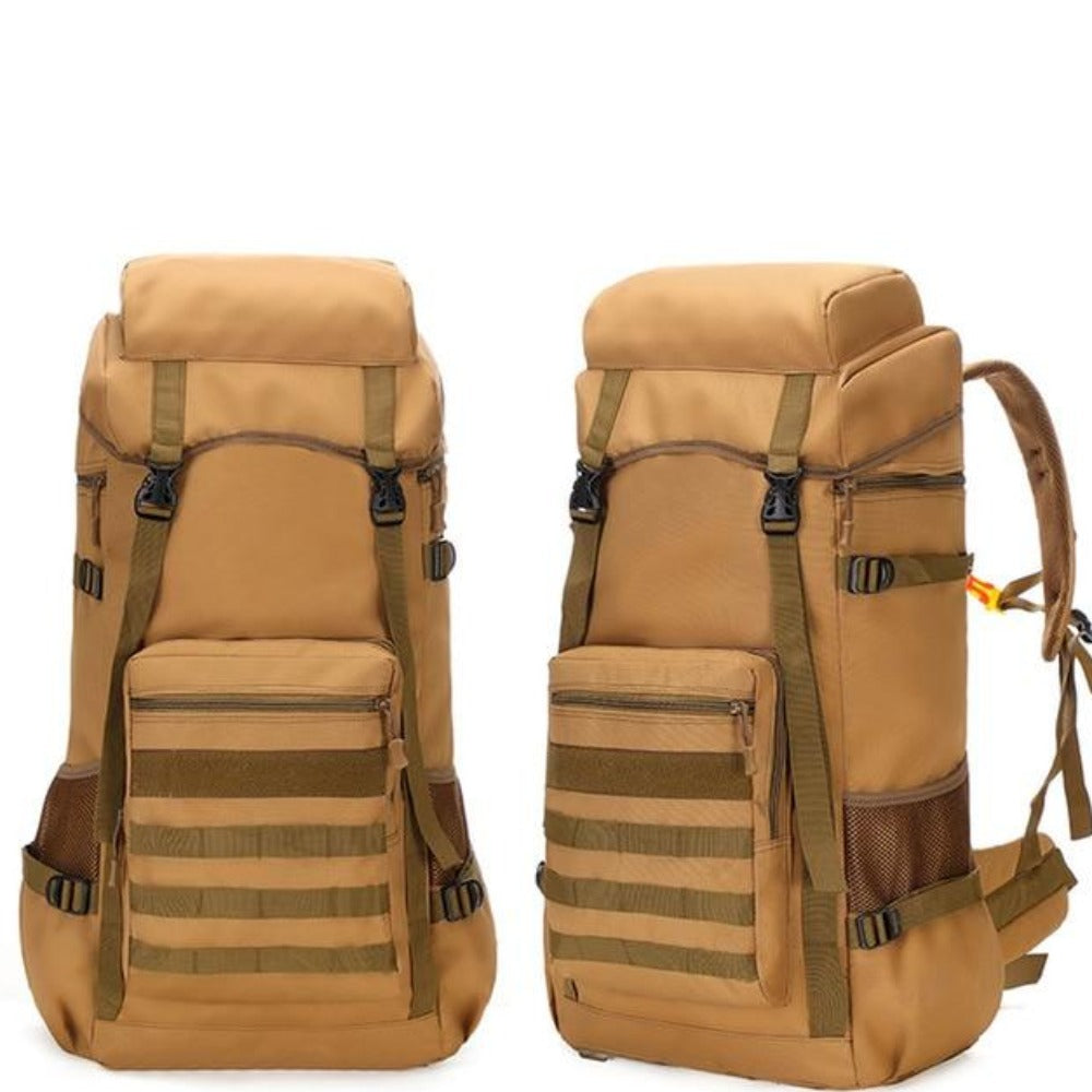 Water-Resistant Military Backpack for Outdoor Camping, 70L