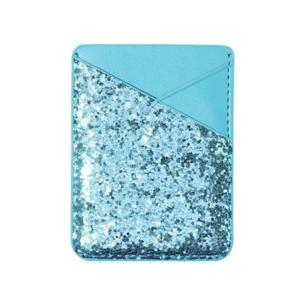 Universal Sparkling Sequins Adhesive Pocket for Mobile Phone Covers