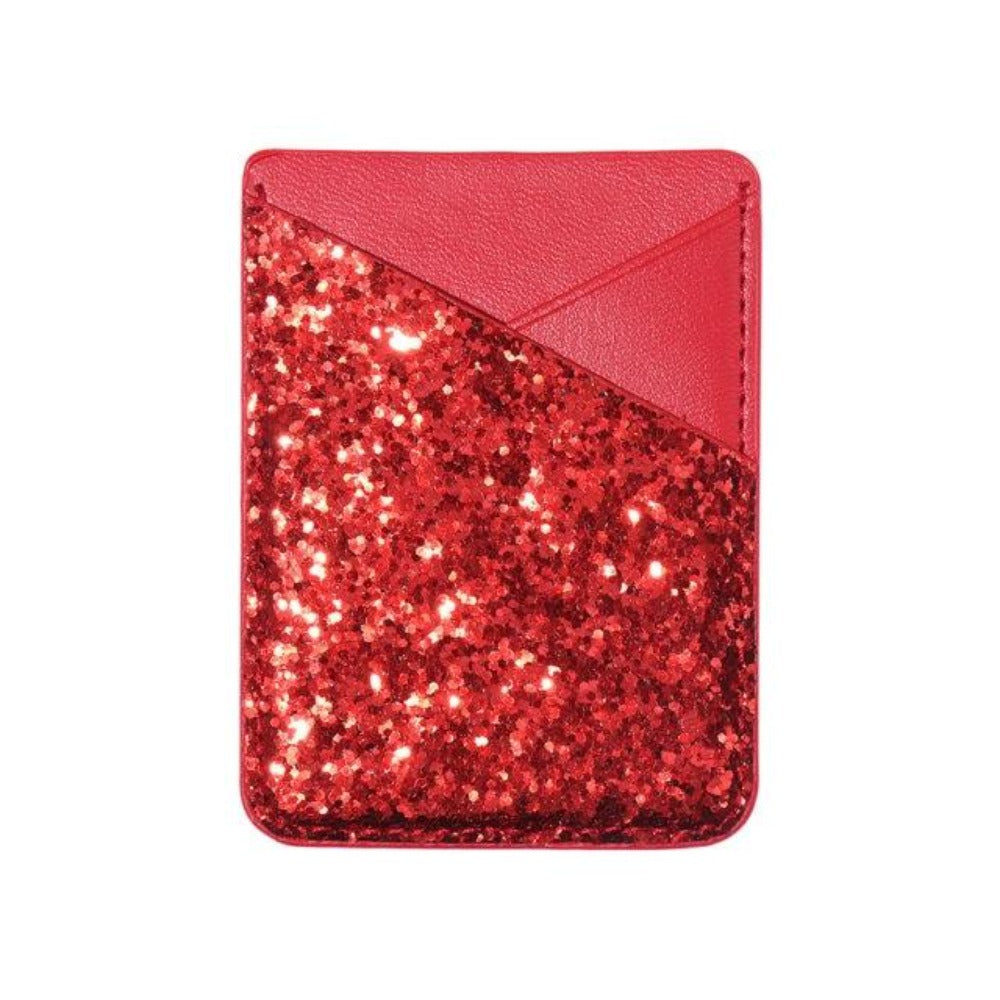 Universal Sparkling Sequins Adhesive Pocket for Mobile Phone Covers