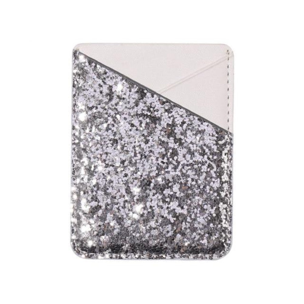 Universal Sparkling Sequins Adhesive Pocket for Mobile Phone Covers