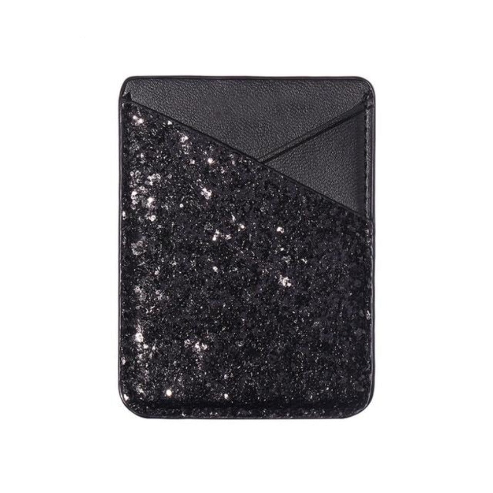 Universal Sparkling Sequins Adhesive Pocket for Mobile Phone Covers