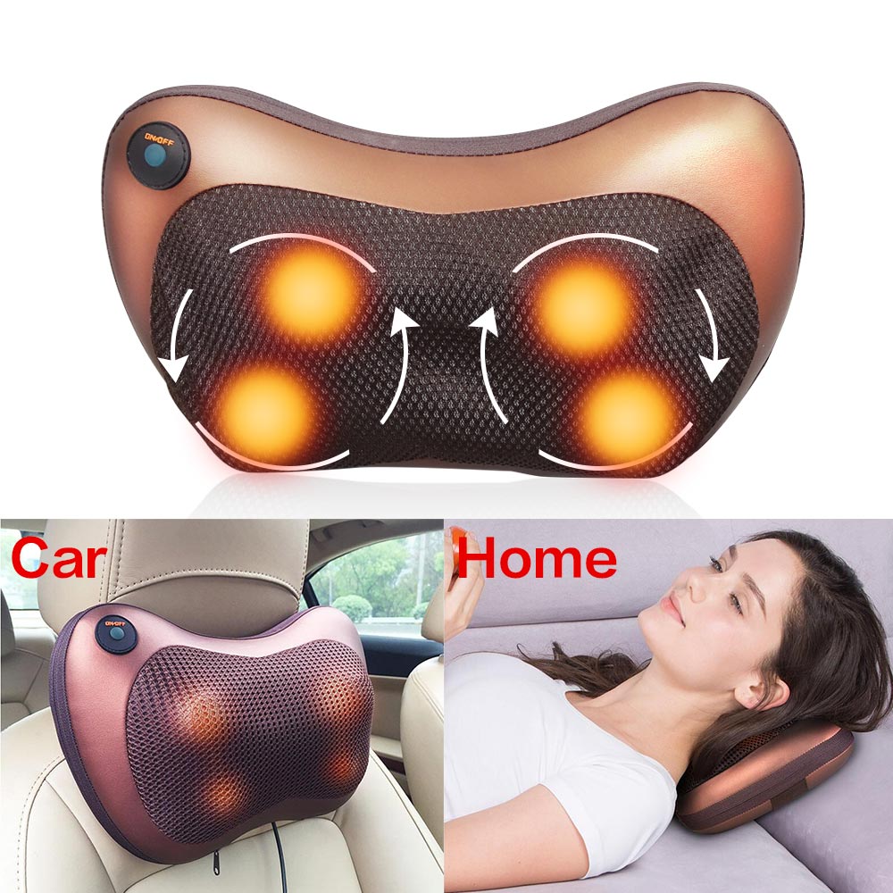 4-Headed Portable Massage Cushion