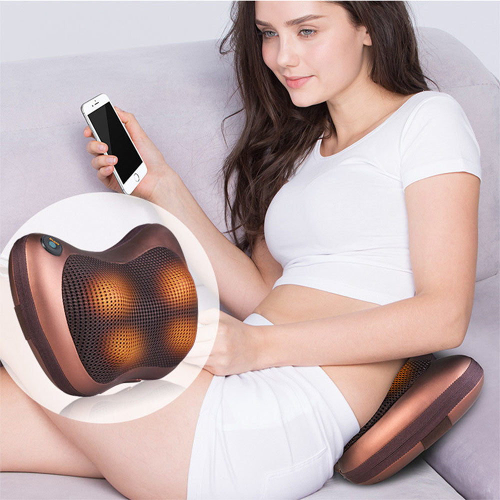 4-Headed Portable Massage Cushion