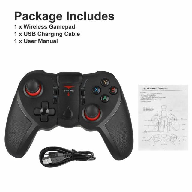 T12 PRO Dragon Bluetooth Gaming Controller for Android and iOS - Enhanced Gaming Experience