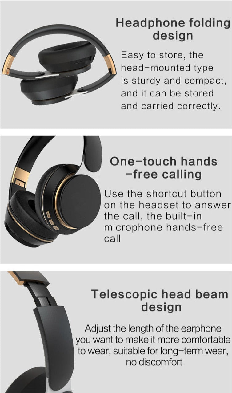 Wireless Gaming Headset with TF card slot - Dragon Edition
