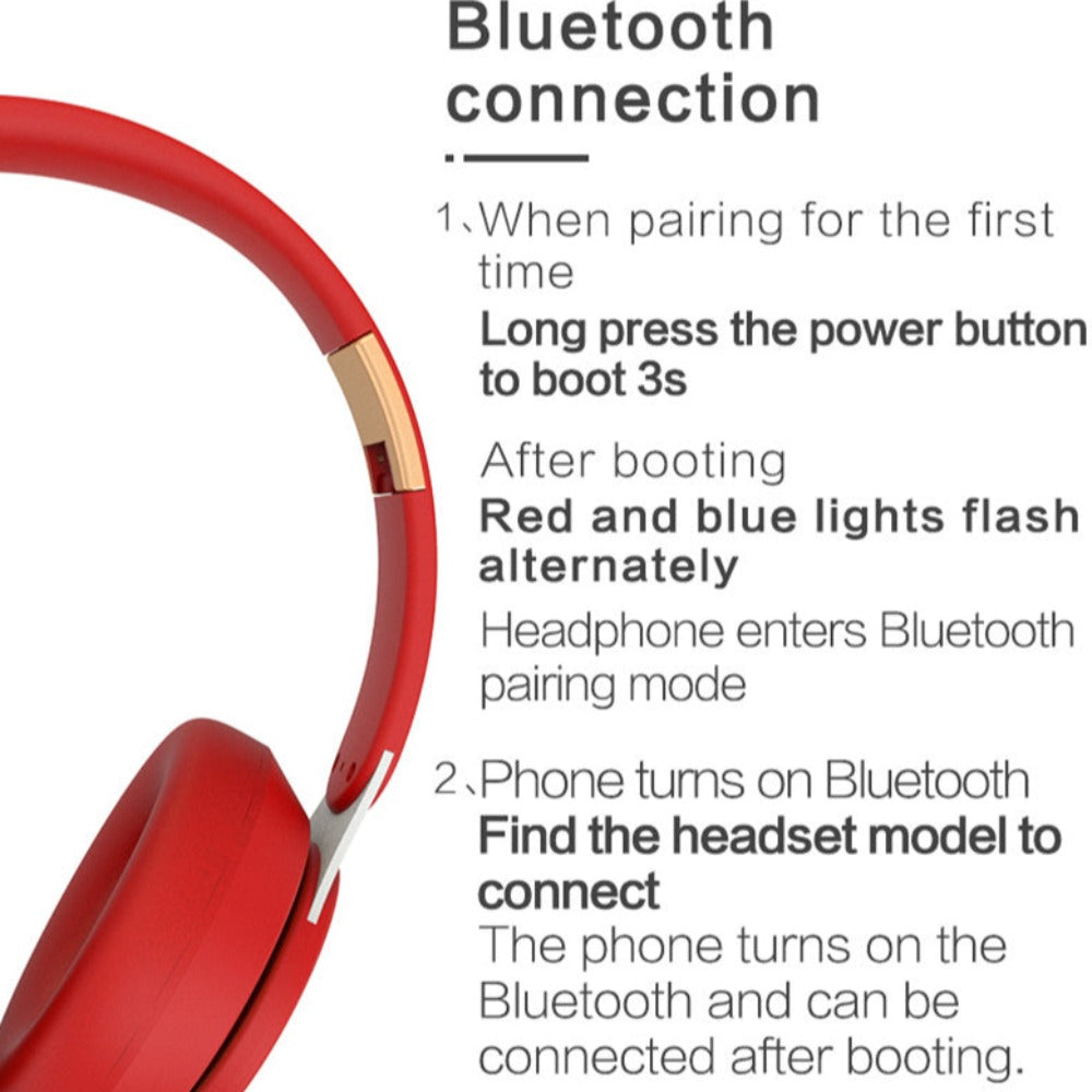Wireless Gaming Headset with TF card slot - Dragon Edition