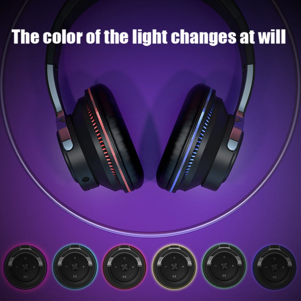 Wireless Gaming Headset with Bluetooth for Light Changing - Ninja Dragon
