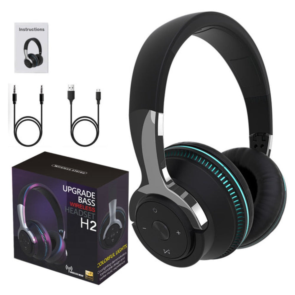 Wireless Gaming Headset with Bluetooth for Light Changing - Ninja Dragon