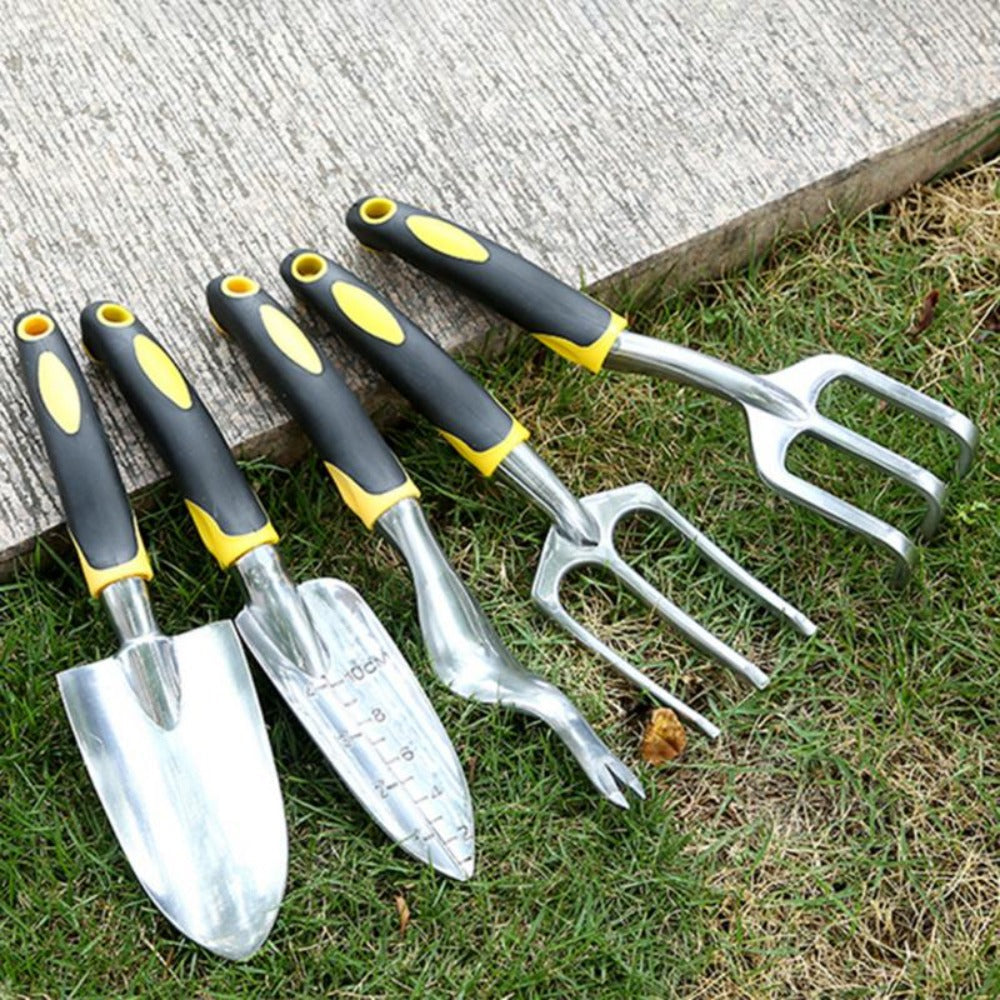 5 Piece Portable Garden Tool Kit