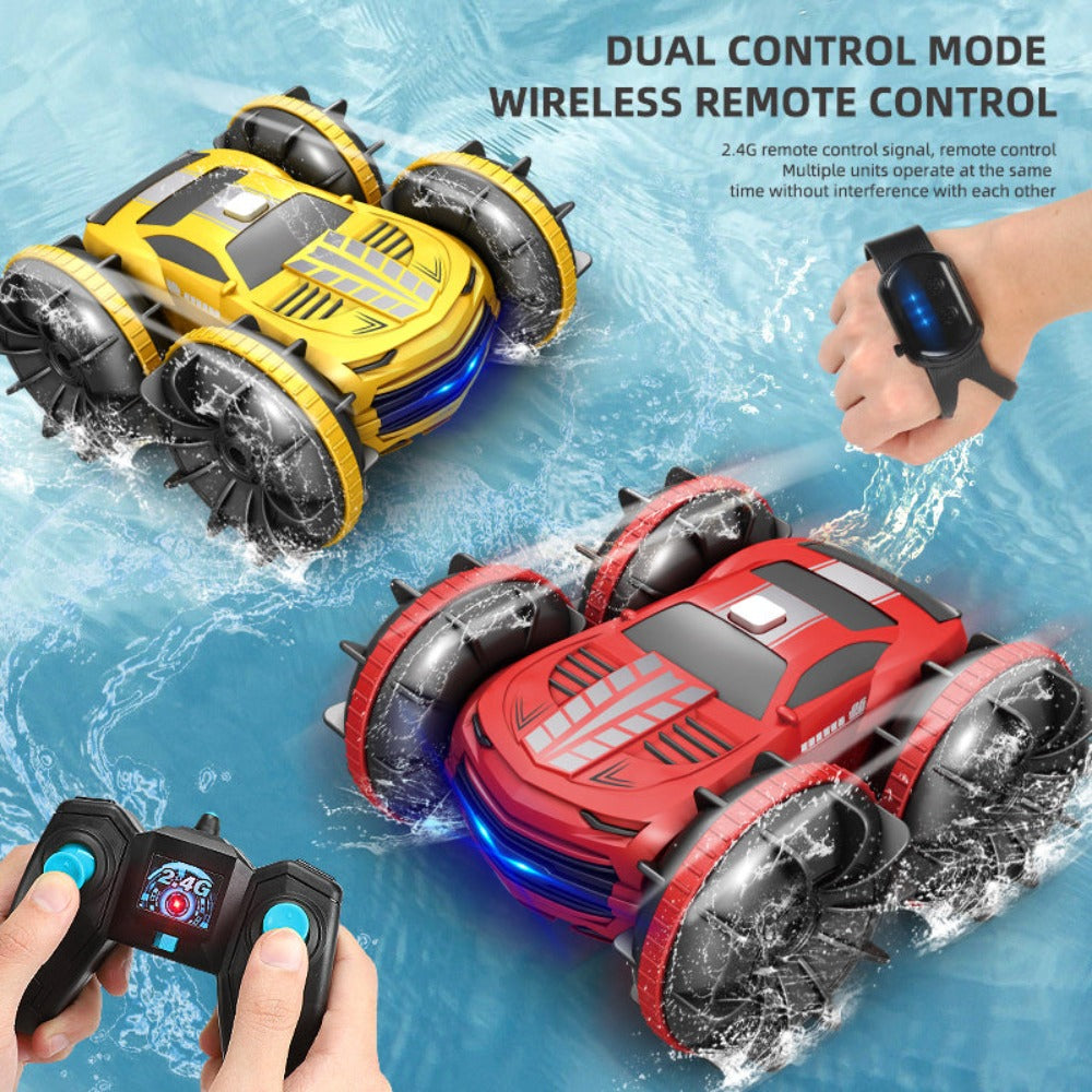 Waterproof 4WD Dual Control RC Stunt Car - All Terrain 2.4GHz