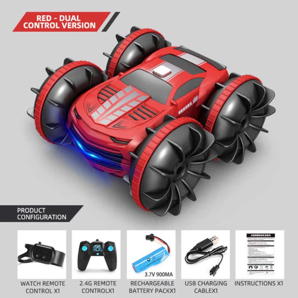 Waterproof 4WD Dual Control RC Stunt Car - All Terrain 2.4GHz