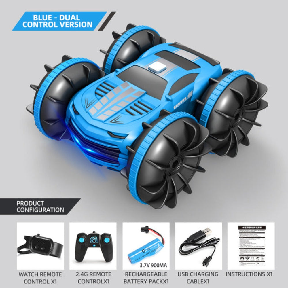 Waterproof 4WD Dual Control RC Stunt Car - All Terrain 2.4GHz