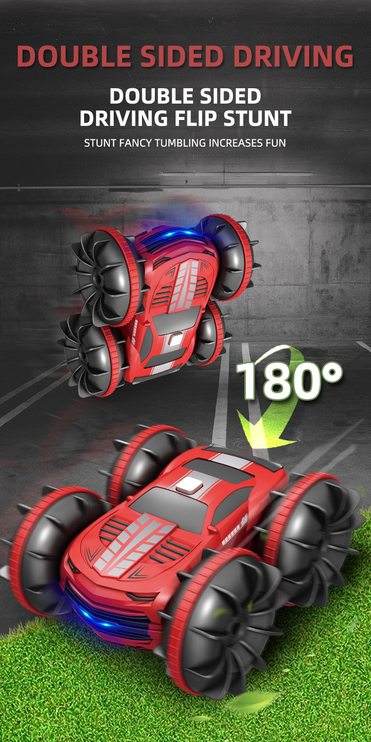 Waterproof 4WD Dual Control RC Stunt Car - All Terrain 2.4GHz
