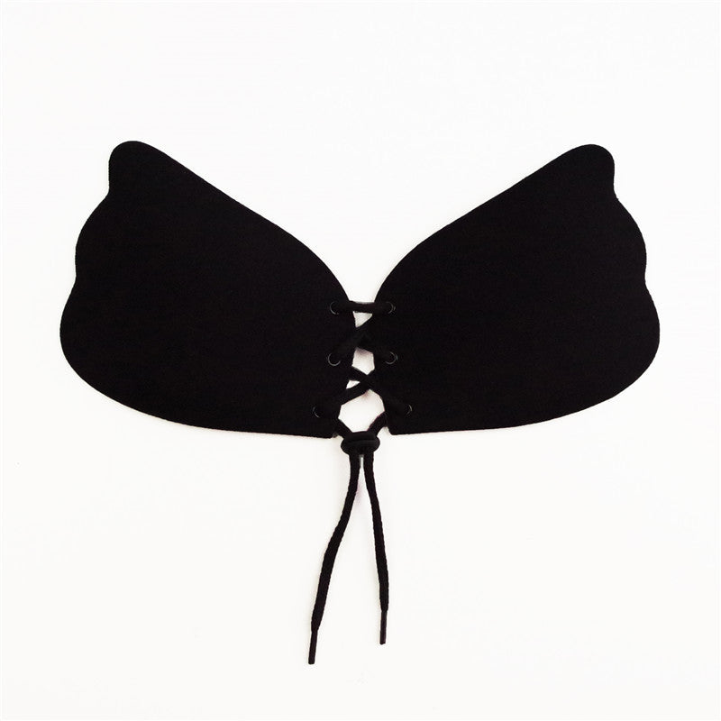 Beige Push Up Bra with Butterfly Design