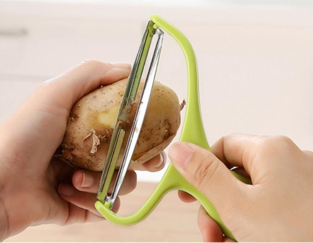 3 Piece Set of Peelers for Fruits and Vegetables