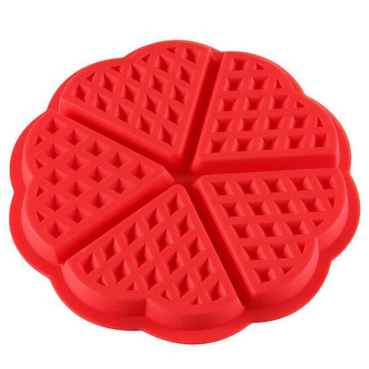 3-Piece Set of Mini Round Pancake and Waffle Molds