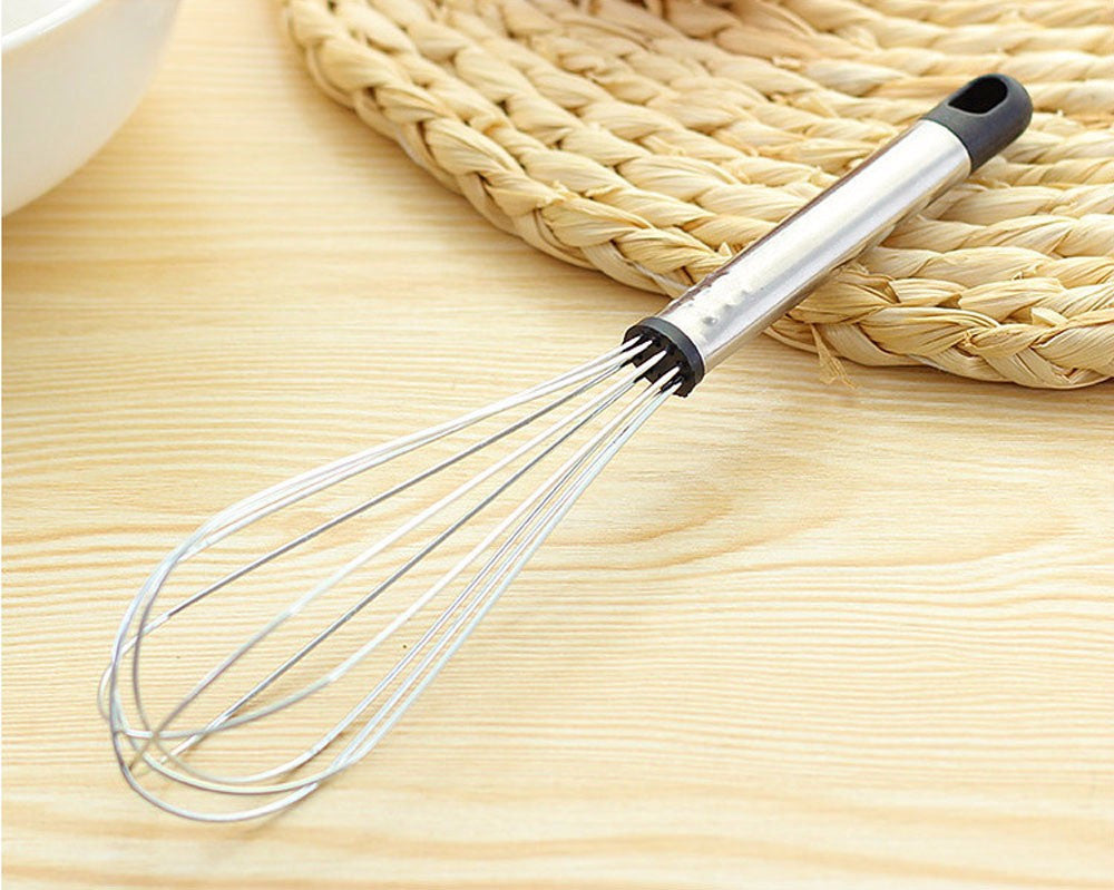 2-Piece Set of Versatile Stainless Steel Egg Beaters
