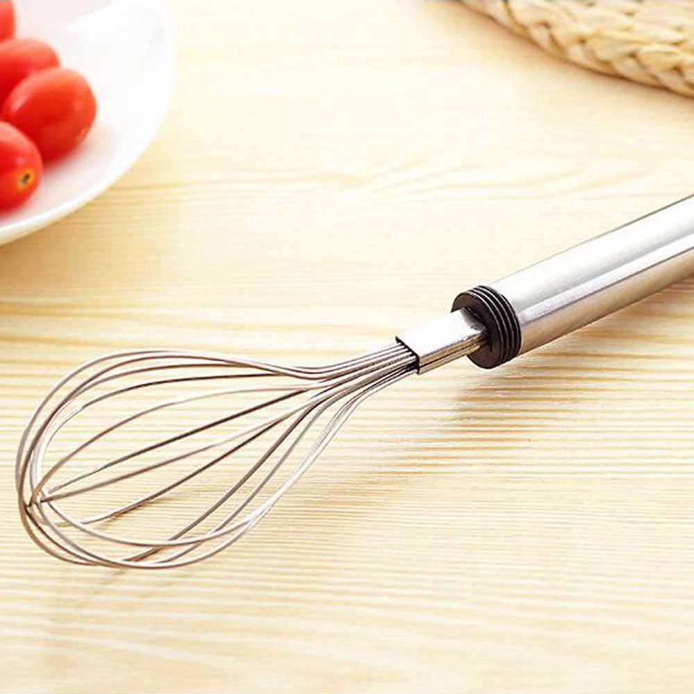 2-Piece Set of Versatile Stainless Steel Egg Beaters