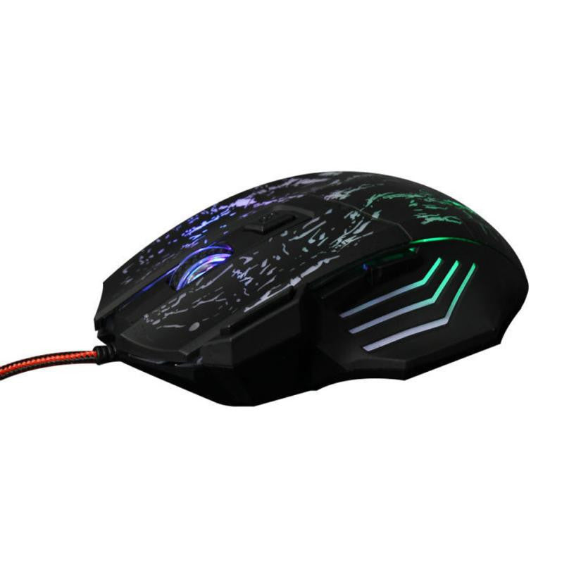 LED Wired Gaming Mouse with 7 Buttons