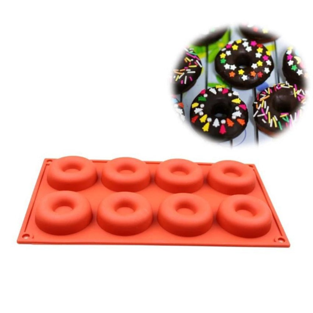2-Piece Set of Silicone Donut Baking Molds
