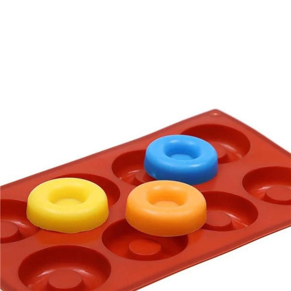 2-Piece Set of Silicone Donut Baking Molds