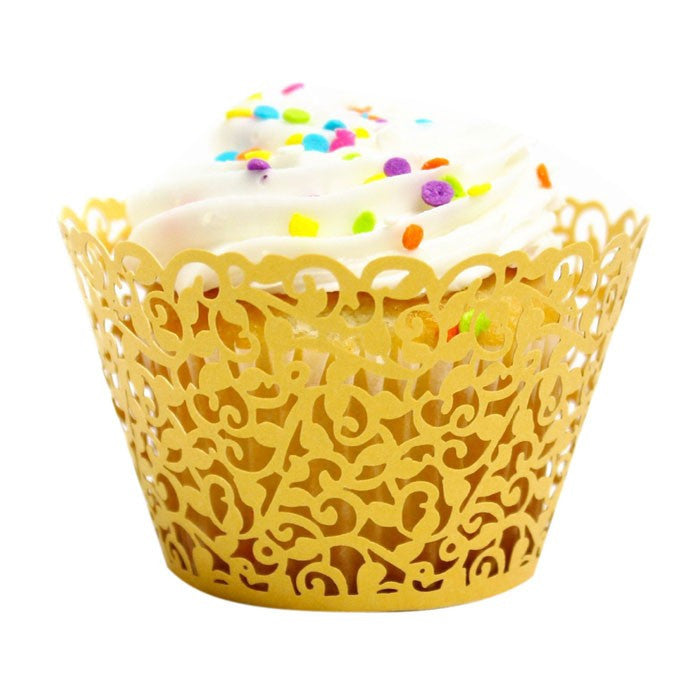 400 Pieces of Laser Cut Lace Cupcake Wrappers for Wholesale Purchase